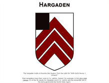 Tablet Screenshot of hargaden.com